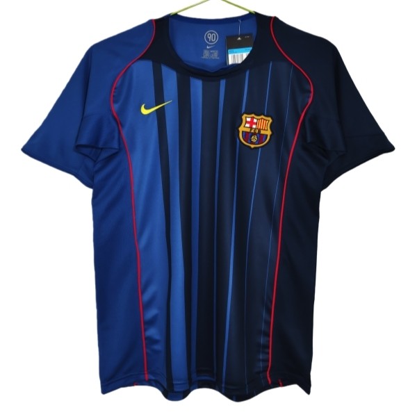 FC Barcelona Bortedraktsett Retro 2004-2005 Fotballdrakter FC Barcelona Bortedraktsett Retro 2004-2005 Fotballdrakter