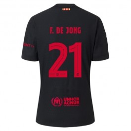 FC Barcelona F.De Jong 21 Bortedrakt 2024-2025 Fotballdrakter