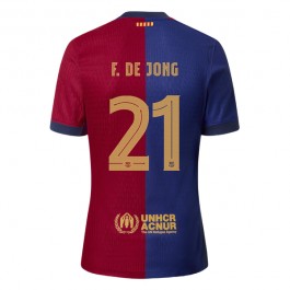 FC Barcelona F.De Jong 21 Hjemmedrakt 2024-2025 Fotballdrakter