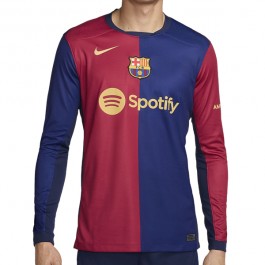 FC Barcelona Hjemmedrakt 2024-2025 L/S Fotballdrakter