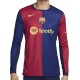 FC Barcelona Hjemmedrakt 2024-2025 L/S Fotballdrakter