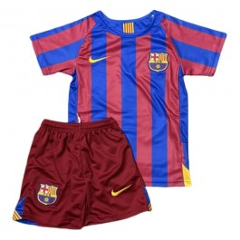 FC Barcelona Hjemmedrakt Barn Retro 2005-2006 Fotballdrakter
