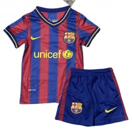 FC Barcelona Hjemmedrakt Barn Retro 2009-2010 Fotballdrakter