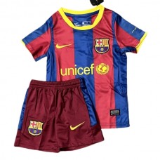FC Barcelona Hjemmedrakt Barn Retro 2010-2011 Fotballdrakter