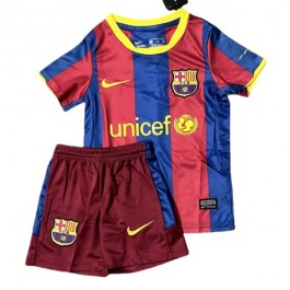 FC Barcelona Hjemmedrakt Barn Retro 2010-2011 Fotballdrakter