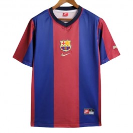 FC Barcelona Hjemmedrakt Retro 1998-1999 Fotballdrakter