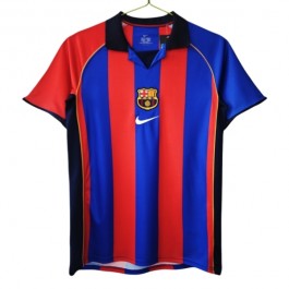 FC Barcelona Hjemmedrakt Retro 2001-2002 Fotballdrakter