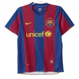 FC Barcelona Hjemmedrakt Retro 2007-2008 Fotballdrakter