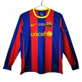 FC Barcelona Hjemmedrakt Retro 2010-2011 L/S Fotballdrakter