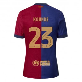 FC Barcelona Kounde 23 Hjemmedrakt 2024-2025 Fotballdrakter