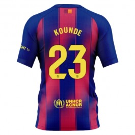 FC Barcelona Kounde 23 Hjemmedrakt 2025-2026 Fotballdrakter