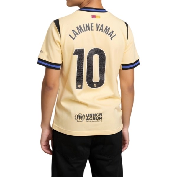 FC Barcelona Lamine Yamal 10 Bortedraktsett Barn 2025-2026 Fotballdrakter FC Barcelona Lamine Yamal 10 Bortedraktsett Barn 2025-2026 Fotballdrakter