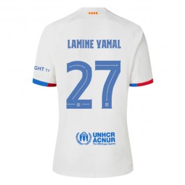 FC Barcelona Lamine Yamal 27 Bortedrakt 2023-2024 Fotballdrakter