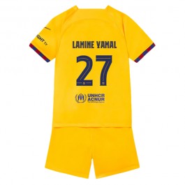 FC Barcelona Lamine Yamal 27 Hjemmedrakt Barn Fourth 2023-2024 Fotballdrakter