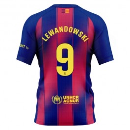 FC Barcelona Lewandowski 9 Hjemmedrakt 2025-2026 Fotballdrakter