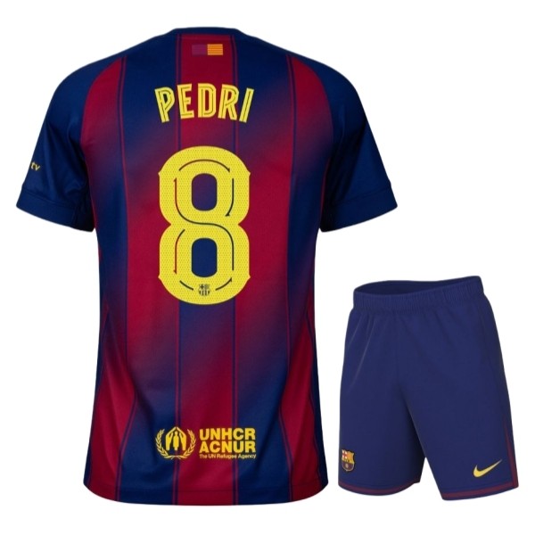 FC Barcelona Pedri 8 Hjemmedraktsett Barn 2025-2026 Fotballdrakter FC Barcelona Pedri 8 Hjemmedraktsett Barn 2025-2026 Fotballdrakter