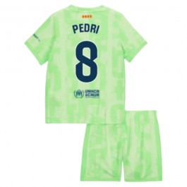 FC Barcelona Pedri 8 Tredjedrakt Barn 2024-2025 Fotballdrakter