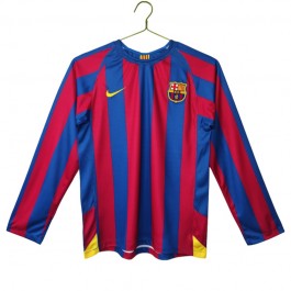 FC Barcelona Retro Hjemmedrakt 2005-2006 Langermet
