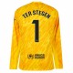 FC Barcelona Ter Stegen 1 Keeper Bortedrakt 2024-2025 L/S Fotballdrakter