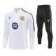 FC Barcelona Tracksuit 2026-27 - 1-4 Zip Hvit