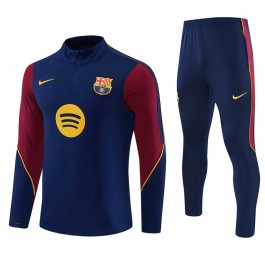 FC Barcelona Tracksuit Barn 2026-27 - 1-4 Zip Blå