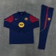 FC Barcelona Tracksuit Barn 2026-27 - 1-4 Zip Blå