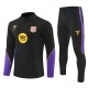 FC Barcelona Tracksuit Barn 2026-27 - 1-4 Zip Svart