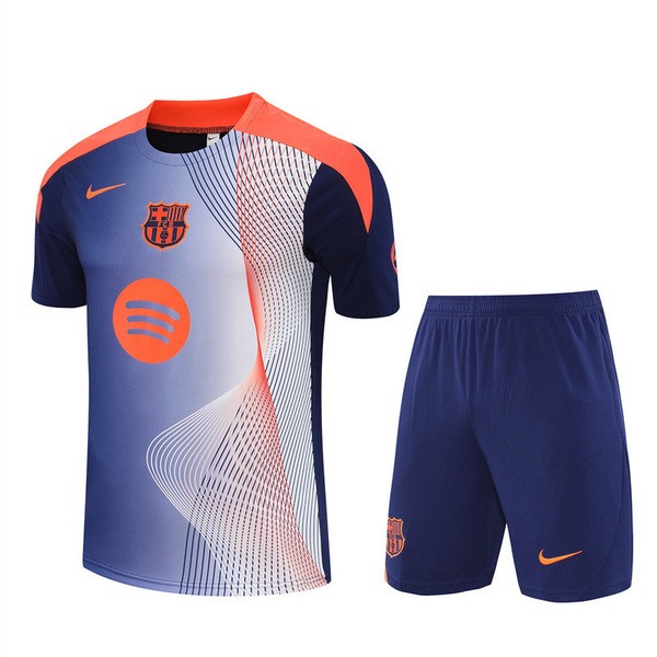 FC Barcelona Trenings-T-skjortedress Barn 2025-26 - Shorts Blå FC Barcelona Trenings-T-skjortedress Barn 2025-26 - Shorts Blå