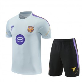 FC Barcelona Treningsdrakt + Shorts Barn 2026-27 Grå
