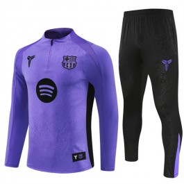 FC Barcelona Treningsdress Barn 2025-26 - 1-4 Zip Purple