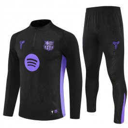 FC Barcelona Treningsdress Barn 2025-26 - 1-4 Zip Svart