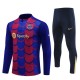 FC Barcelona Treningsdresser Barn 2024-25 - 1-4 Zip Blå
