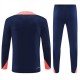 FC Barcelona Treningsdresser Barn 2024-25 - 1-4 Zip Dark Blå