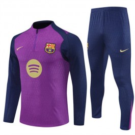 FC Barcelona Treningsdresser Barn 2025-26 - 1-4 Zip Purple