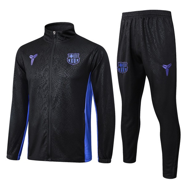 FC Barcelona Treningsjakkedress Barn 2025-26 - Svart FC Barcelona Treningsjakkedress Barn 2025-26 - Svart