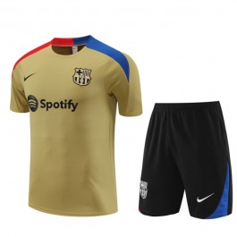 FC Barcelona Treningstrøye Dress Barn 2024-25 - Shorts Gold