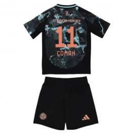 FC Bayern München Coman 11 Bortedrakt Barn 2024-2025 Fotballdrakter