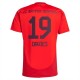 FC Bayern München Davies 19 Hjemmedrakt 2024-2025 Fotballdrakter