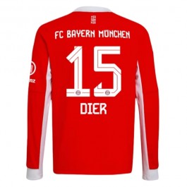 FC Bayern München Dier 15 Hjemmedrakt 2025-2026 L/S Fotballdrakter