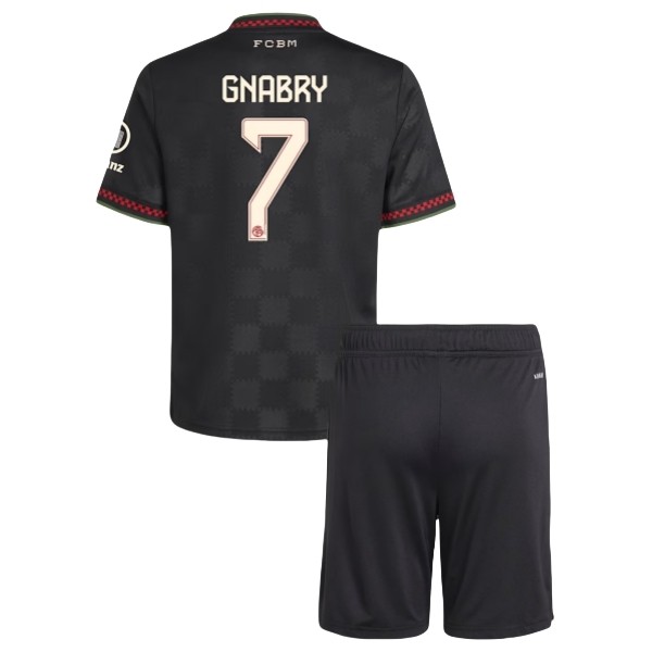 FC Bayern München Gnabry 7 Tredjedraktsett Barn 2025-2026 Fotballdrakter FC Bayern München Gnabry 7 Tredjedraktsett Barn 2025-2026 Fotballdrakter