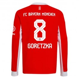 FC Bayern München Goretzka 8 Hjemmedrakt 2025-2026 L/S Fotballdrakter