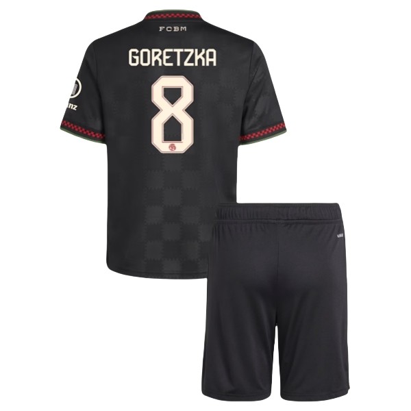 FC Bayern München Goretzka 8 Tredjedraktsett Barn 2025-2026 Fotballdrakter FC Bayern München Goretzka 8 Tredjedraktsett Barn 2025-2026 Fotballdrakter