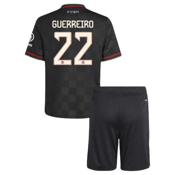 FC Bayern München Guerreiro 22 Tredjedraktsett Barn 2025-2026 Fotballdrakter FC Bayern München Guerreiro 22 Tredjedraktsett Barn 2025-2026 Fotballdrakter