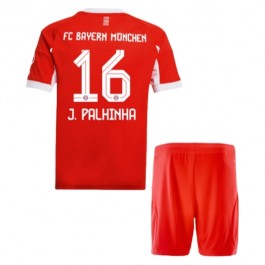FC Bayern München J.Palhinha 16 Hjemmedrakt Barn 2025-2026 Fotballdrakter