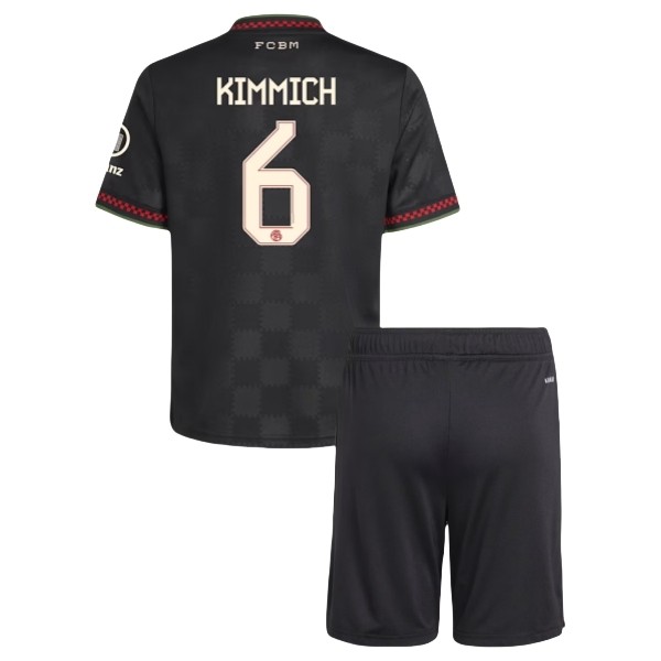 FC Bayern München Kimmich 6 Tredjedraktsett Barn 2025-2026 Fotballdrakter FC Bayern München Kimmich 6 Tredjedraktsett Barn 2025-2026 Fotballdrakter