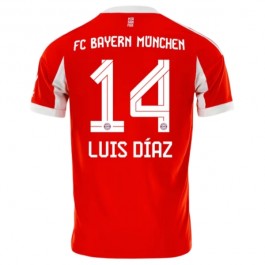 FC Bayern München Luis Díaz 14 Hjemmedrakt 2025-2026 Fotballdrakter