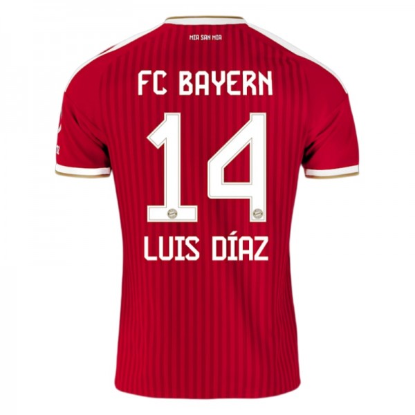 FC Bayern München Luis Díaz 14 Hjemmedrakt 2026-2027 FC Bayern München Luis Díaz 14 Hjemmedrakt 2026-2027