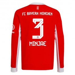 FC Bayern München Minjae 3 Hjemmedrakt 2025-2026 L/S Fotballdrakter