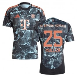 FC Bayern München Müller 25 Bortedrakt 2024-2025 Fotballdrakter