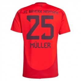 FC Bayern München Müller 25 Hjemmedrakt 2024-2025 Fotballdrakter
